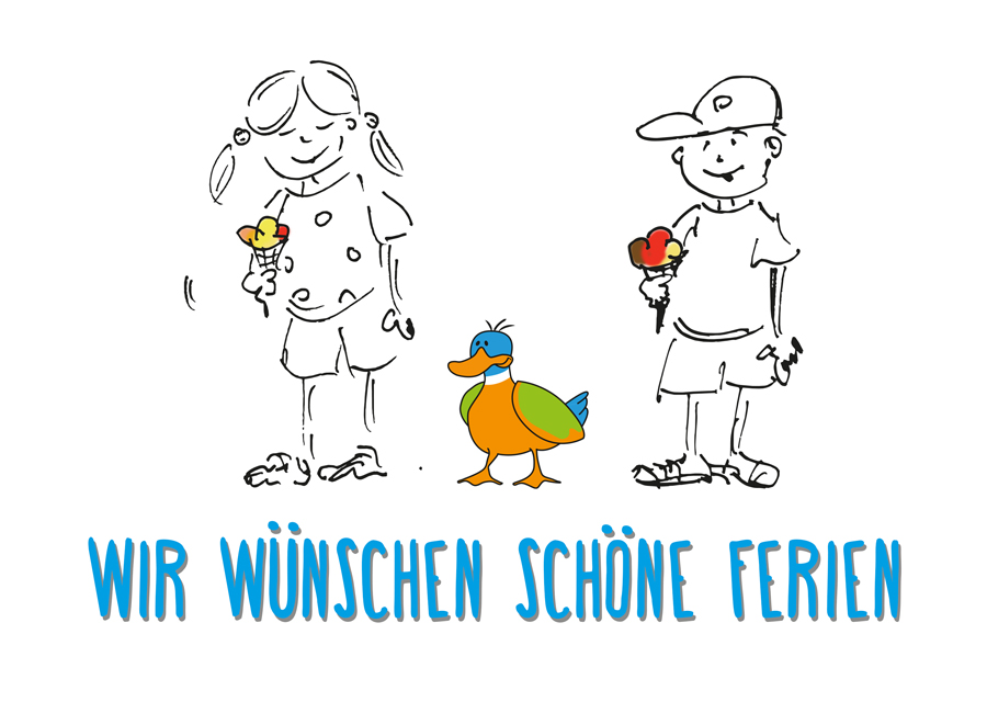 Wir wünschen schöne Sommerferien
