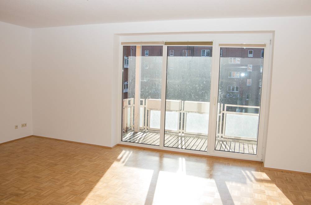 Wohnen und Balkon