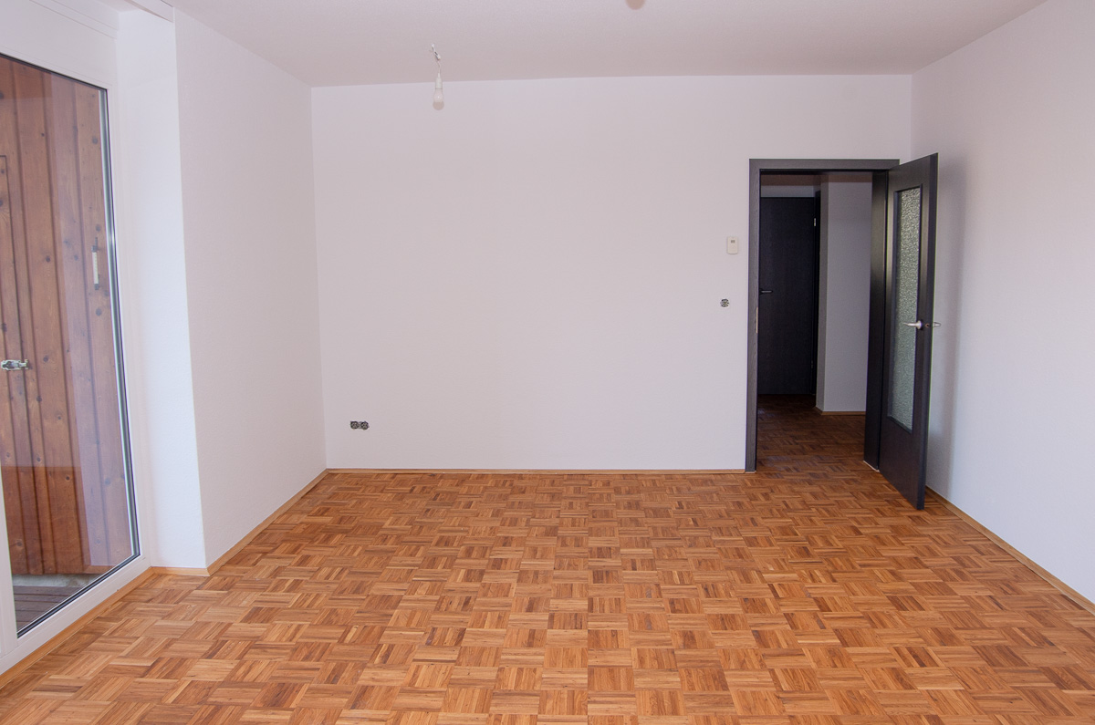 Wohnen und Balkon